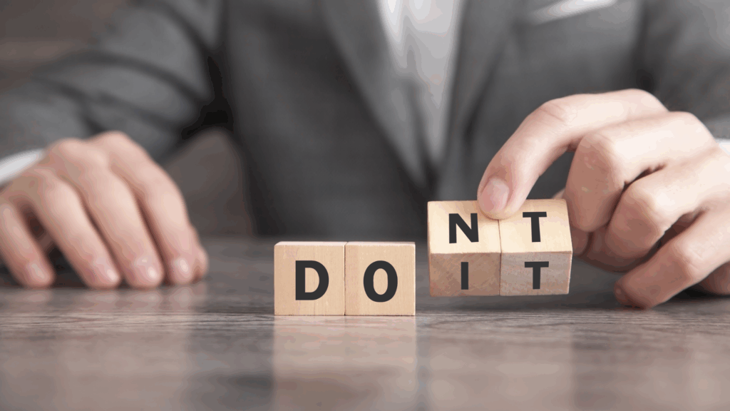 Mortgage Dos and Don'ts